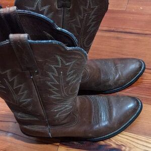 Ariat Brown Leather Cowboy Boots